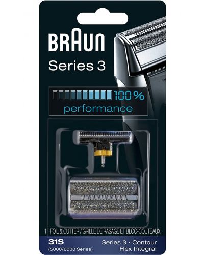 Пакет за бръснене Braun - 31S, за серия 3 - 1