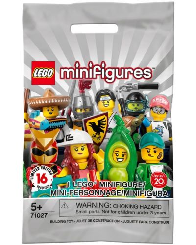 Мини фигурка-изненада Lego Minifigures - Серия 20 (71027) - 1