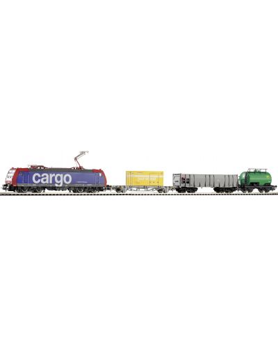 Товарен влак Piko - BR 185 Cargo, електрически (57187) - 1