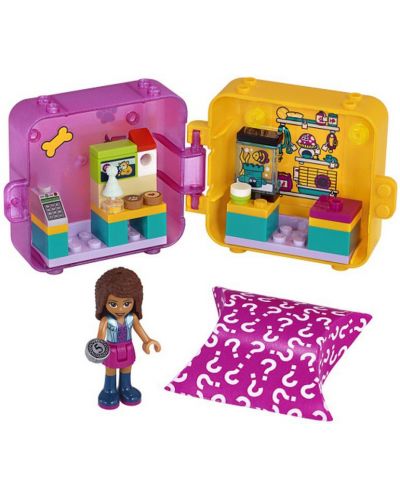 Конструктор Lego Friends - Кубът за игра и пазаруване на Andrea (41405) - 2