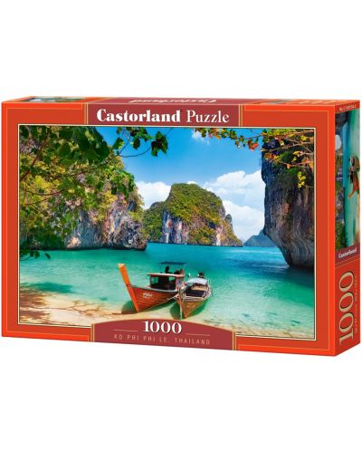 Пъзел Castorland от 1000 части - Ко Пи Пи Лей, Тайланд - 1