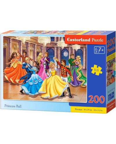 Пъзел Castorland от 200 части - Балът на принцесите - 1