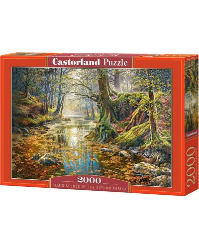 Пъзел Castorland от 2000 части - Със спомен за есенна гора, Греъм Туайфорд - 1