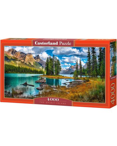 Панорамен пъзел Castorland от 4000 части - Островът на духовете, Канада - 1