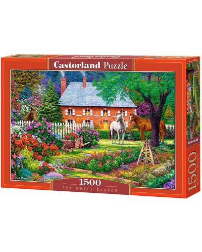 Пъзел Castorland от 1500 части - Приказна градина, Чък Пинсън