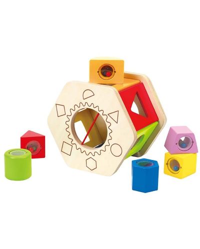 Дървена играчка Hape - С форми за сортиране - 1