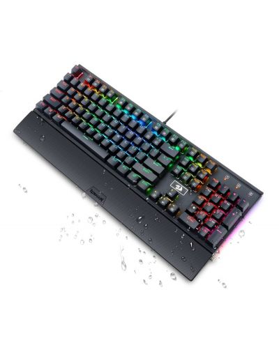 Механична клавиатура Redragon - Rahu K567, Outemu, RGB, черна - 1