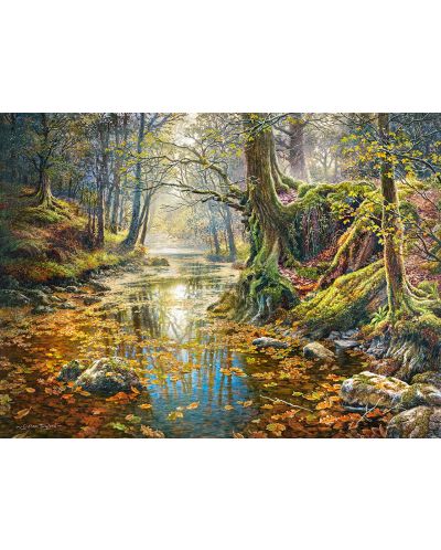 Пъзел Castorland от 2000 части - Със спомен за есенна гора, Греъм Туайфорд - 2