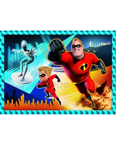 Пъзел Trefl 4 в 1 - Феноменалните, Incredibles 2 - 5