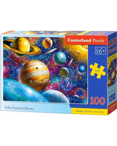 Пъзел Castorland от 100 части - Одисея на слънчевата система - 1