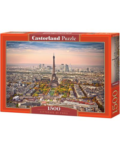 Пъзел Castorland от 1500 части - Градски пейзаж на Париж - 1