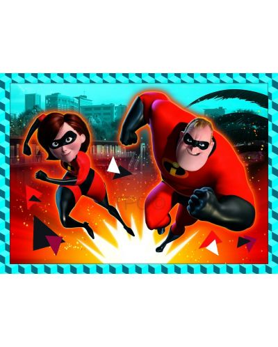 Пъзел Trefl 4 в 1 - Феноменалните, Incredibles 2 - 3
