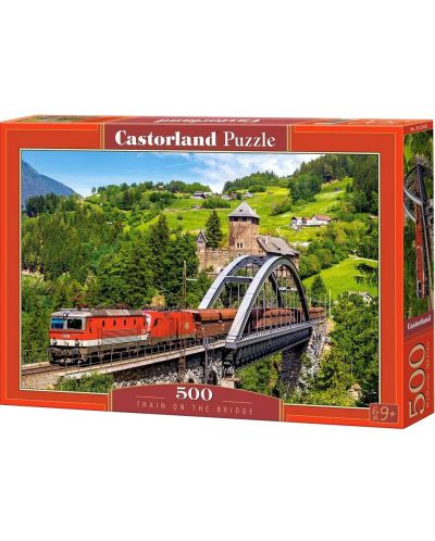 Пъзел Castorland от 500 части - Влак на моста - 1