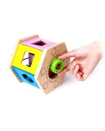 Дървена играчка Hape - С форми за сортиране - 2