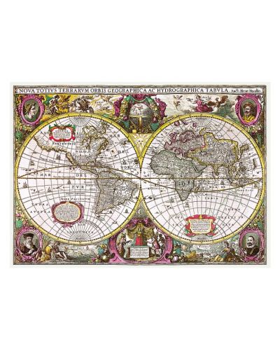 Пъзел Trefl от 100 части - Карта на Земята - 1