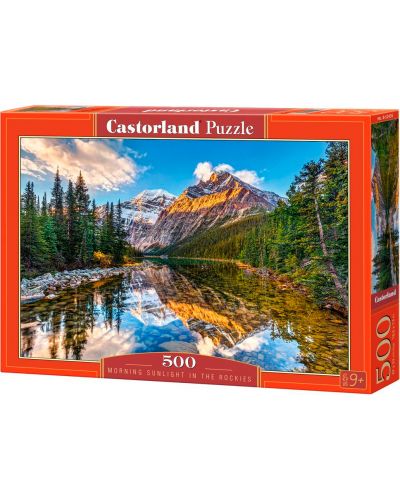 Пъзел Castorland от 500 части - Утринна светлина в скалите
