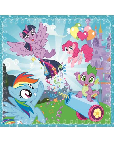 Пъзел Trefl 3 в 1 - Щастливият ден на понито, My Little Pony - 2