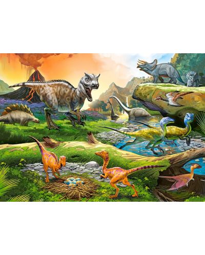Пъзел Castorland от 100 части - Светът на динозаврите - 2