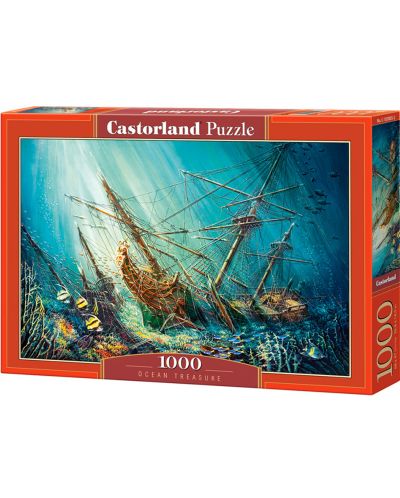 Пъзел Castorland от 1000 части - Съкровище в океана
