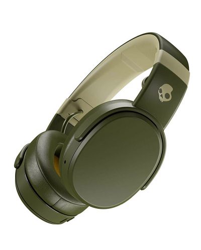 Безжични слушалки с микрофон Skullcandy - Crusher Wireless, Moss/Olive - 1