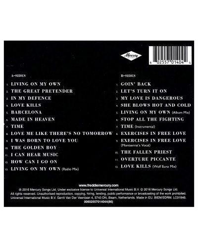 Freddie Mercury - The Singles (CD) - 2