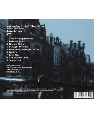 José James - Yesterday I Had The Blues: The Music of Billie Holiday (CD) - 2