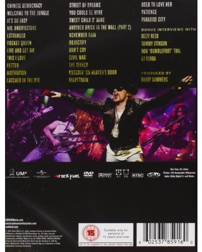 Guns N' Roses - Appetite For Democracy: Live At The Hard Rock Casino - Las Vegas (DVD) - 2