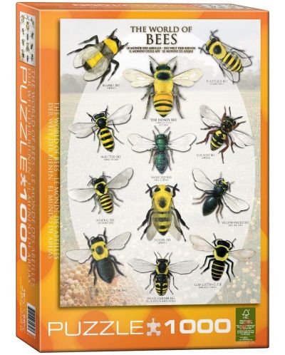 Пъзел Eurographics от 1000 части – Света на пчелите - 1