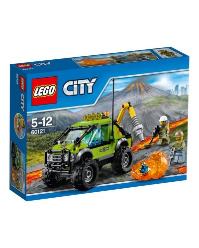 Конструктор Lego City Volcano Explorers - Изследователски камион (60121) - 1