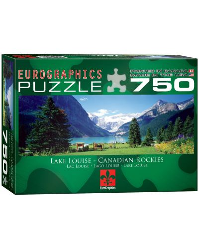 Панорамен пъзел Eurographics от 750 части – Езерото Луис, Канада - 1