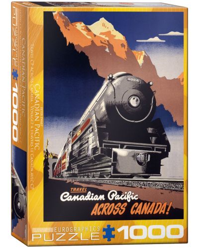 Пъзел Eurographics от 1000 части – Железниците на Канадският Пасифик, Пътешествие - 1