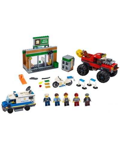 Конструктор Lego City Police - Кражба на полицейски камион чудовище (60245) - 2