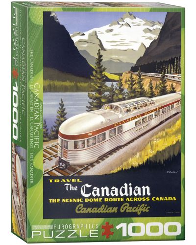 Пъзел Eurographics от 1000 части – Железниците на Канадският Пасифик,Канадецът - 1