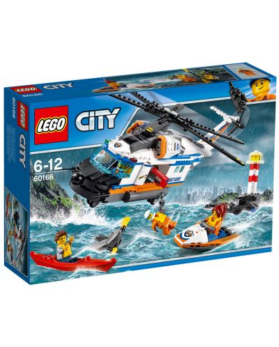 Конструктор LEGO City - Тежкотоварен спасителен хеликоптер (60166)