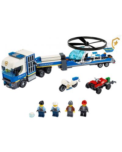 Конструктор Lego City Police - Полицейски превоз с хеликоптер (60244) - 3