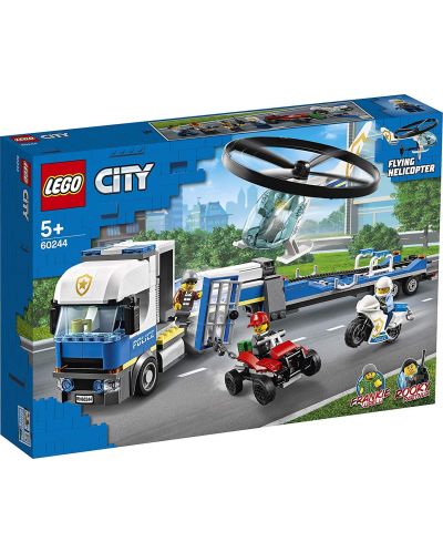 Конструктор Lego City Police - Полицейски превоз с хеликоптер (60244) - 1