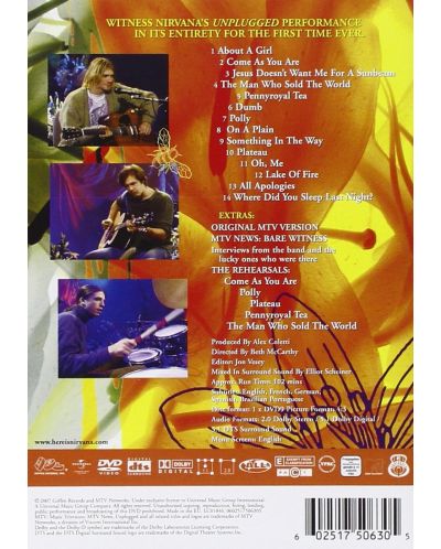 Nirvana - Unplugged In New York (DVD) - 2