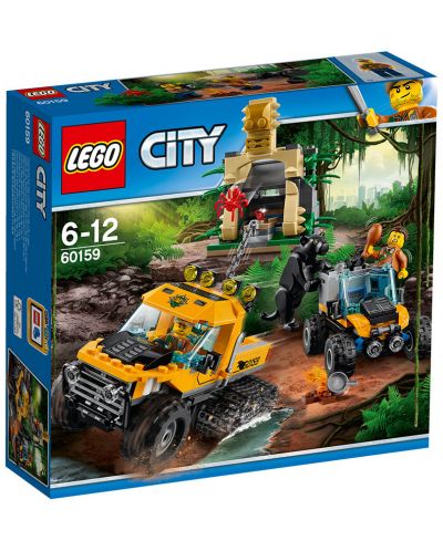 Конструктор Lego City – Джунгла – мисия за джип с вериги (60159) - 1