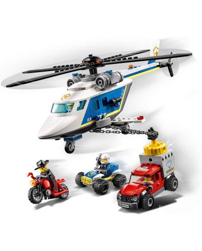 Конструктор LEGO City Police - Полицейско преследване с хеликоптер (60243) - 4
