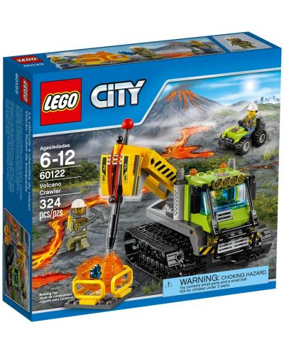 Конструктор Lego City Volcano Explorers - Верижна машина за изследване на вулкани (60122) - 1