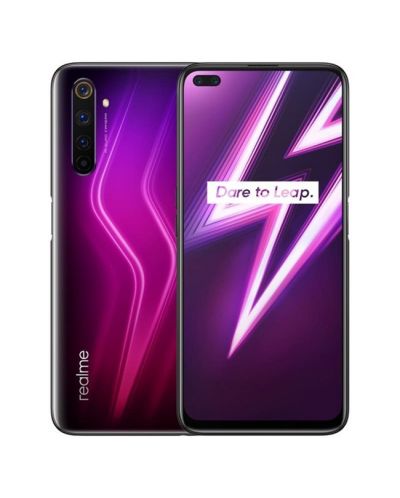 Смартфон Realme - 6 Pro, 6.6&quot;, 128GB, червен