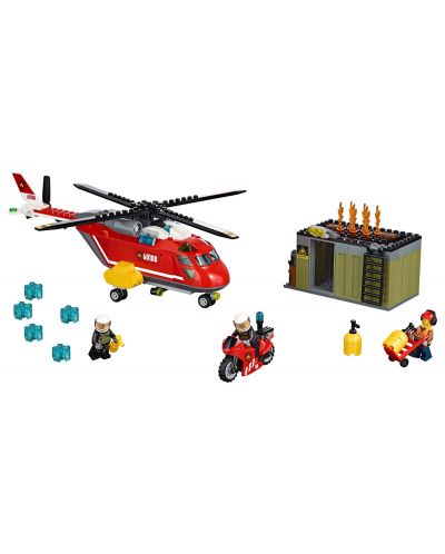 Конструктор Lego City - Пожарникарски отряд (60108) - 4