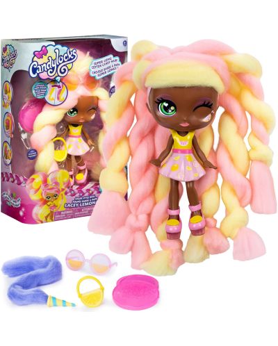 Кукла с ароматна коса Candylocks - Lacey Lemonade - 1
