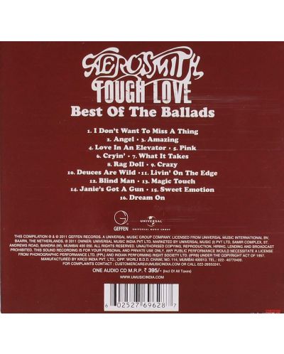 Aerosmith - Tough Love: Best Of The Ballads (CD) - 2