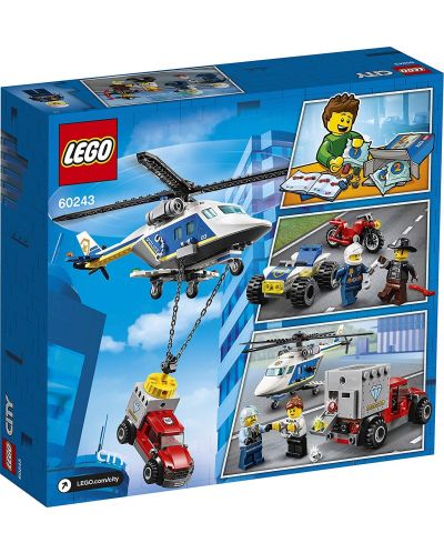 Конструктор LEGO City Police - Полицейско преследване с хеликоптер (60243) - 2