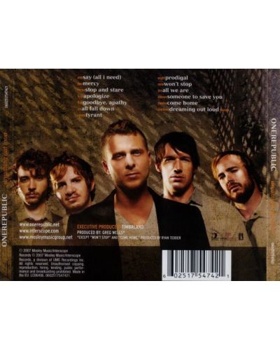OneRepublic - Dreaming Out Loud (CD) - 2