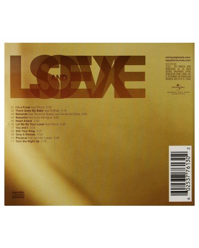 Enrique Iglesias - Sex And Love (LV CD) - 2