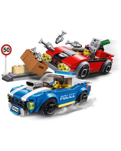 Конструктор Lego City Police - Полицейски арест на магистралата (60242) - 5