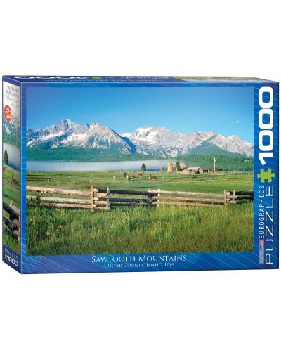 Пъзел Eurographics от 1000 части – Планините Соутут в Айдахо - 1