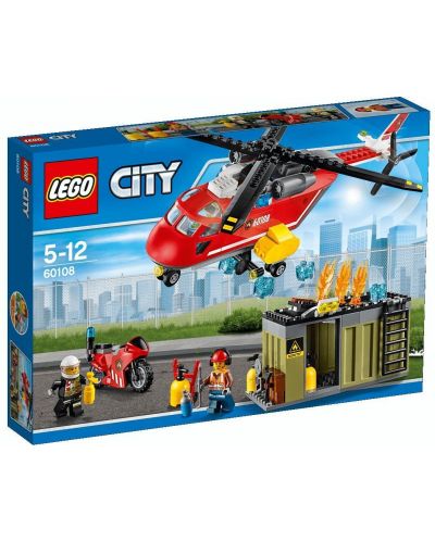 Конструктор Lego City - Пожарникарски отряд (60108) - 1
